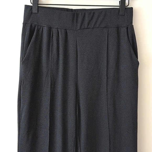 Ebb & Flow Womens Medium Flared Pull On Pants Gray Yoga Athleisure Activewear - Picture 3 of 7